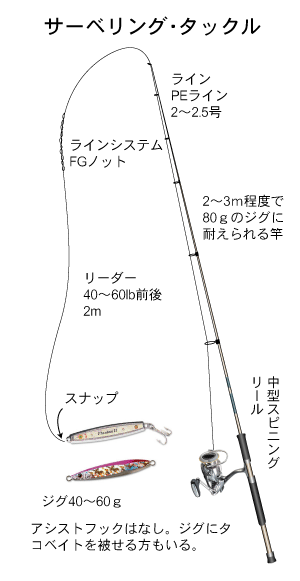 タチウオ（太刀魚）｜サーベリング
