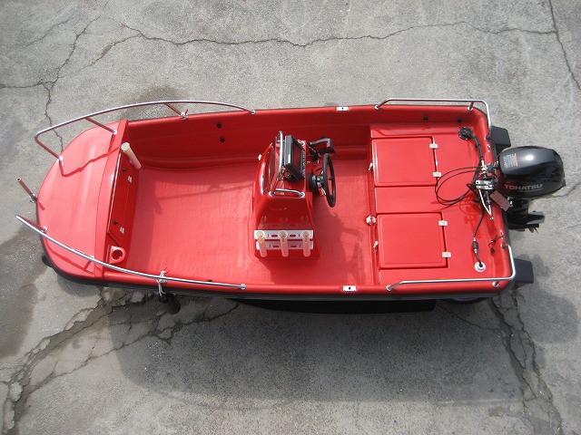 オーガニックボート　アスボヤ３３　トレーラー　魚探付き